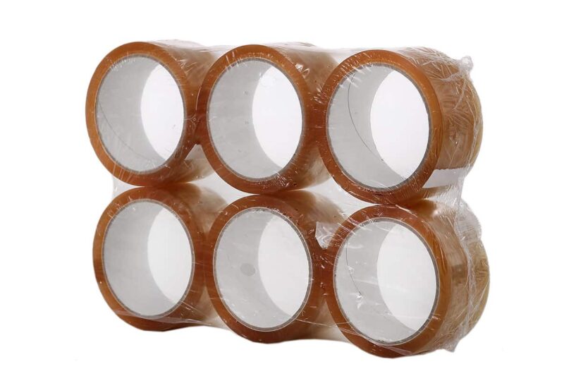 Banda adeziva solvent 48 mm x 60 m transparent - imagine 4