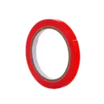 Banda adeziva PVC rosu 9 mm x 66 m