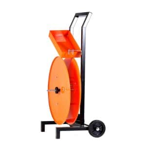 Carucior metalic pentru banda PP si PET reglabil