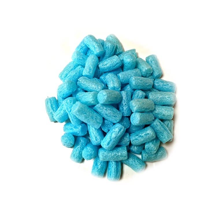 Fulgi de umplere biodegradabili (din amidon) - Albastru - imagine 1
