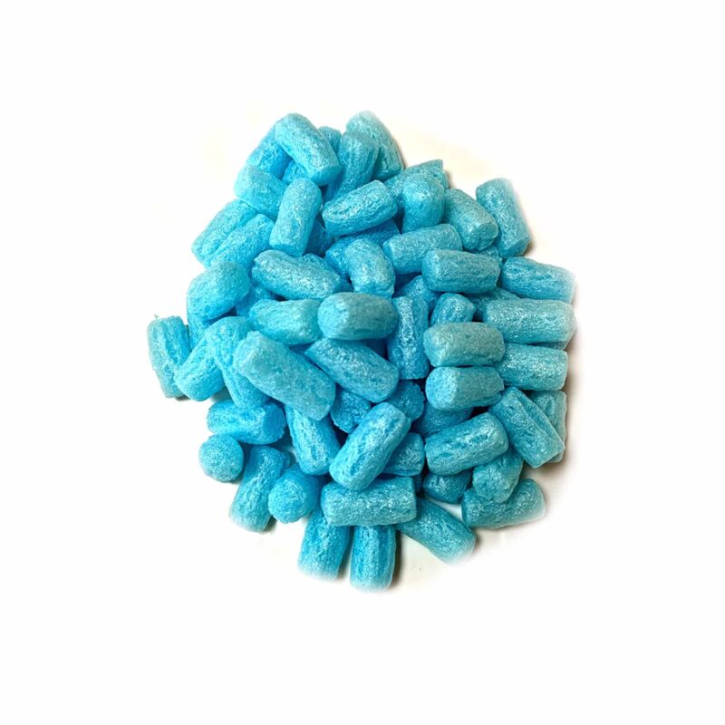 Fulgi de umplere biodegradabili (din amidon) - Albastru - imagine 1