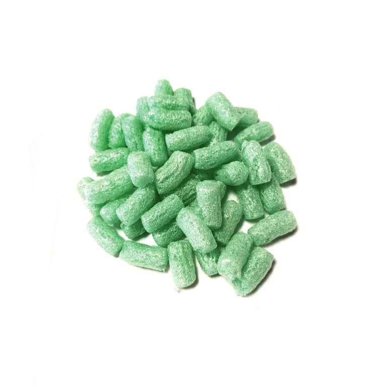Fulgi de umplere biodegradabili (din amidon) - Verde - imagine 1