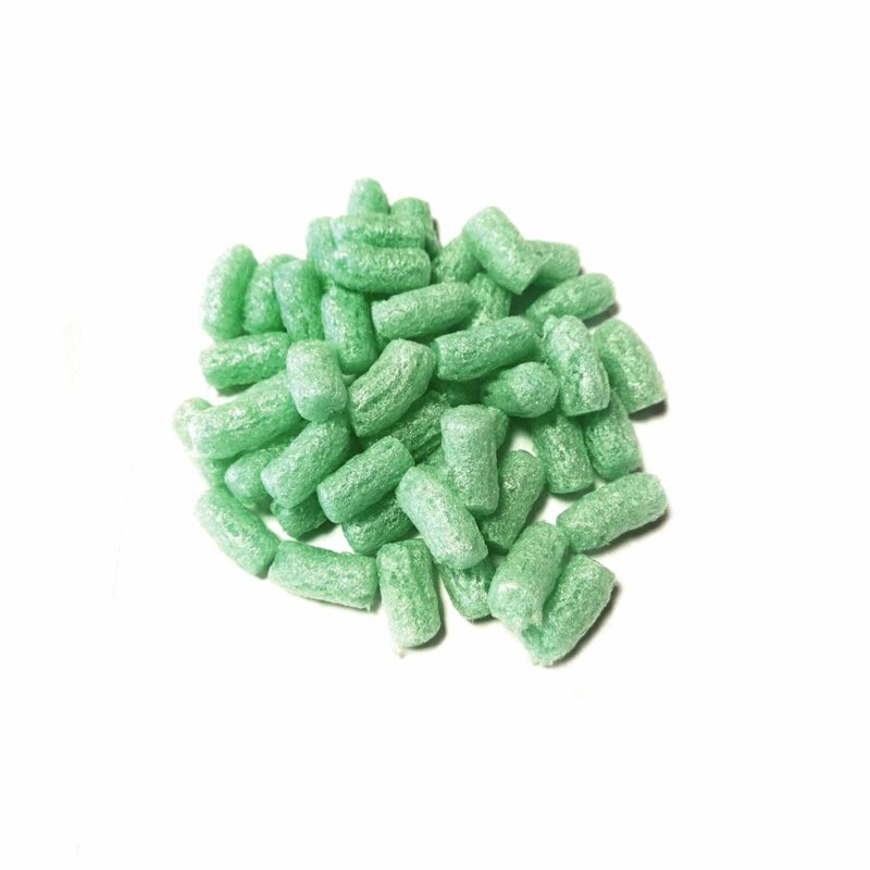 Fulgi de umplere biodegradabili (din amidon) - Verde - imagine 1