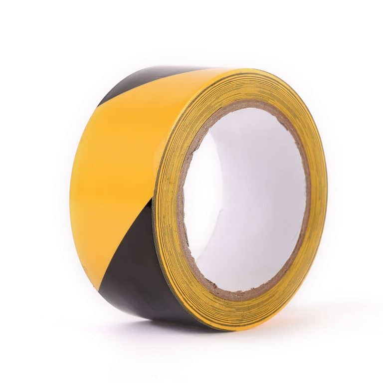 Banda adeziva de marcare 48 mm x 30 m, galben/negru - imagine 1