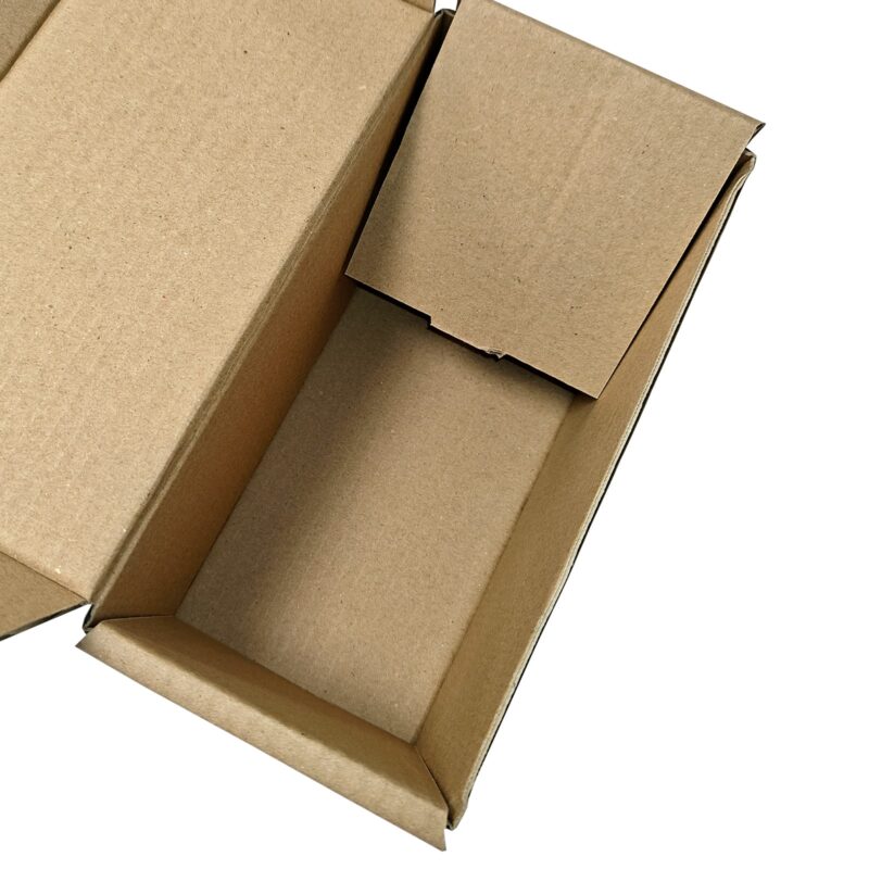 Cutie cu autoformare 200x100x100 mm, carton natur - imagine 3