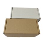 Cutie cu autoformare 200x100x100 mm, carton natur - imagine 9