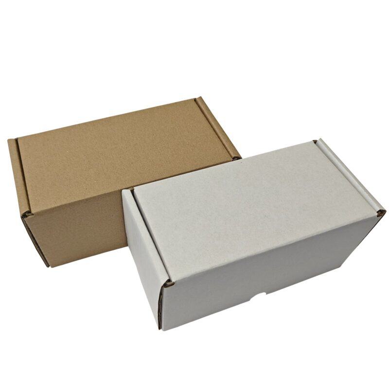Cutie cu autoformare 200x100x100 mm, carton natur - imagine 8