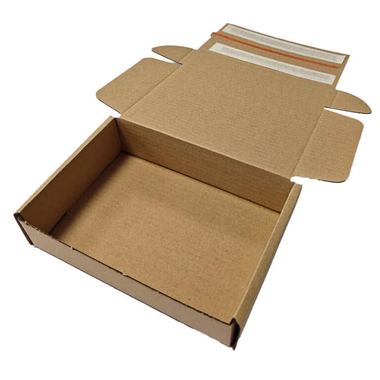 Cutie cu autoformare Ecommerce 200x150x50 mm – carton kraft CO3 - imagine 1