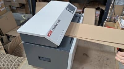 Tocator de carton HSM ProfiPack C400 - imagine 2